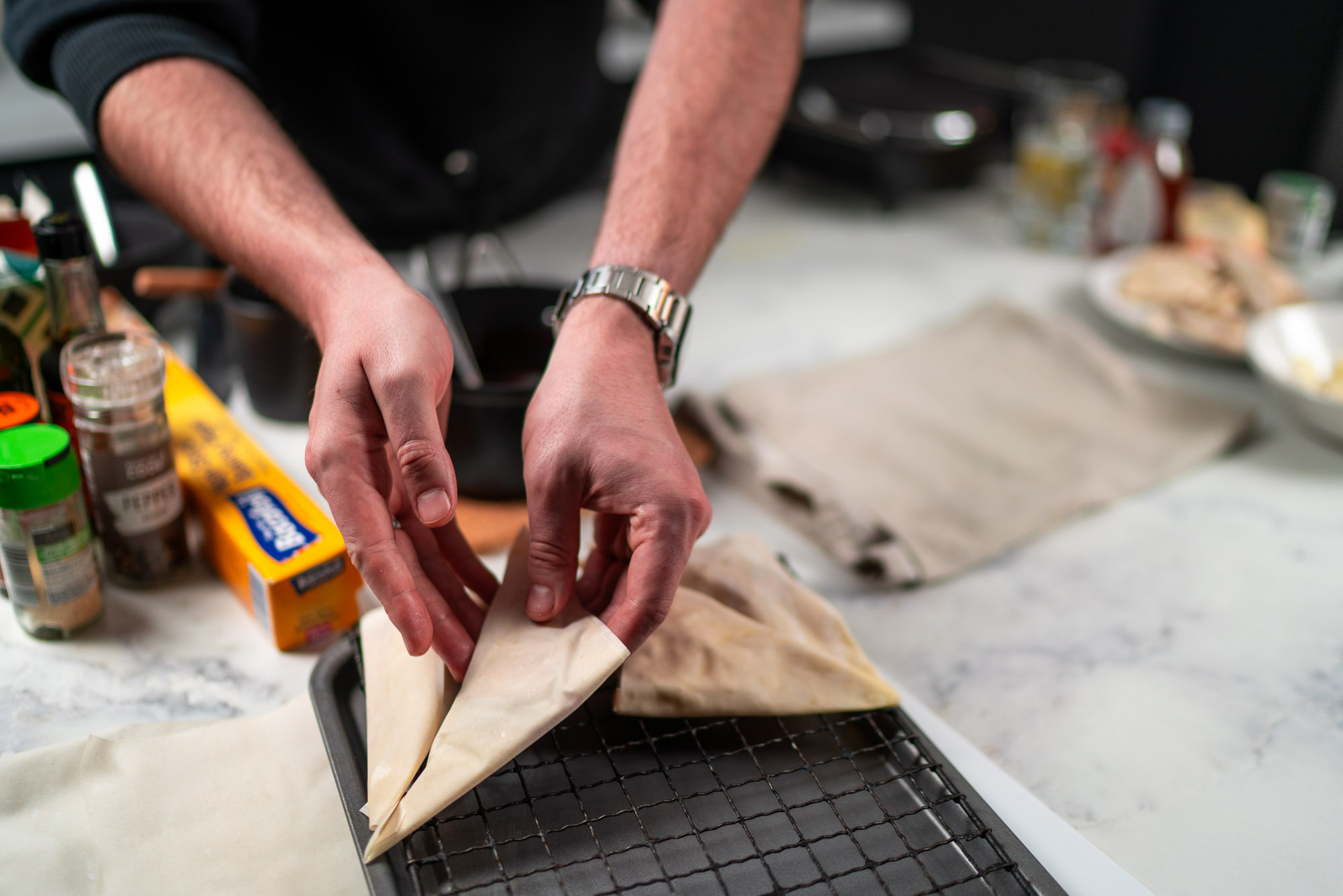 Easy Chicken Cranberry & Brie Parcels: recipe should make around eight!
